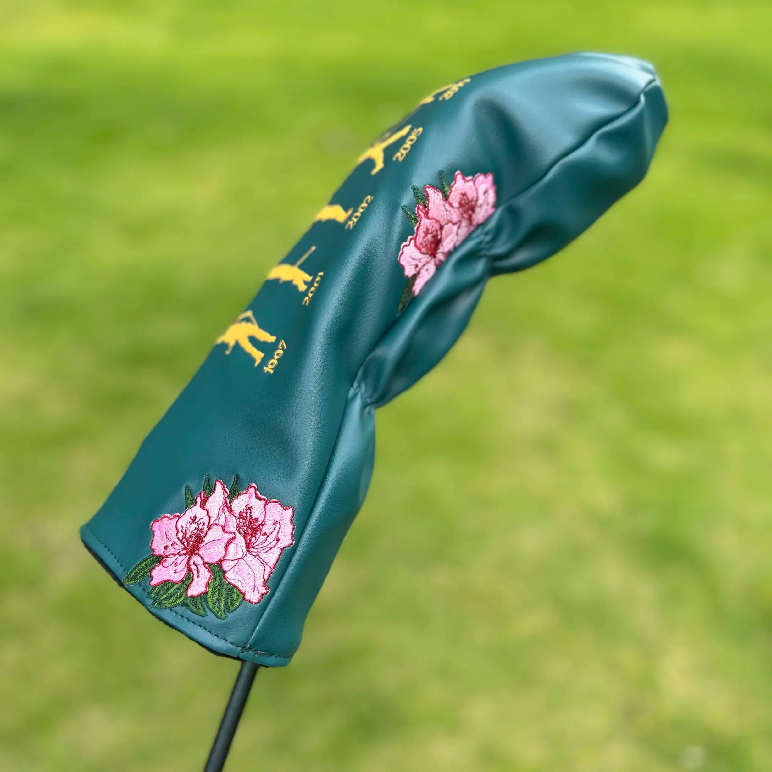 Masters Sakura Commemorative Golf Headcover, Limited Edition Tiger Woods 5-Time Champion Design, Driver & Putter Head Cover