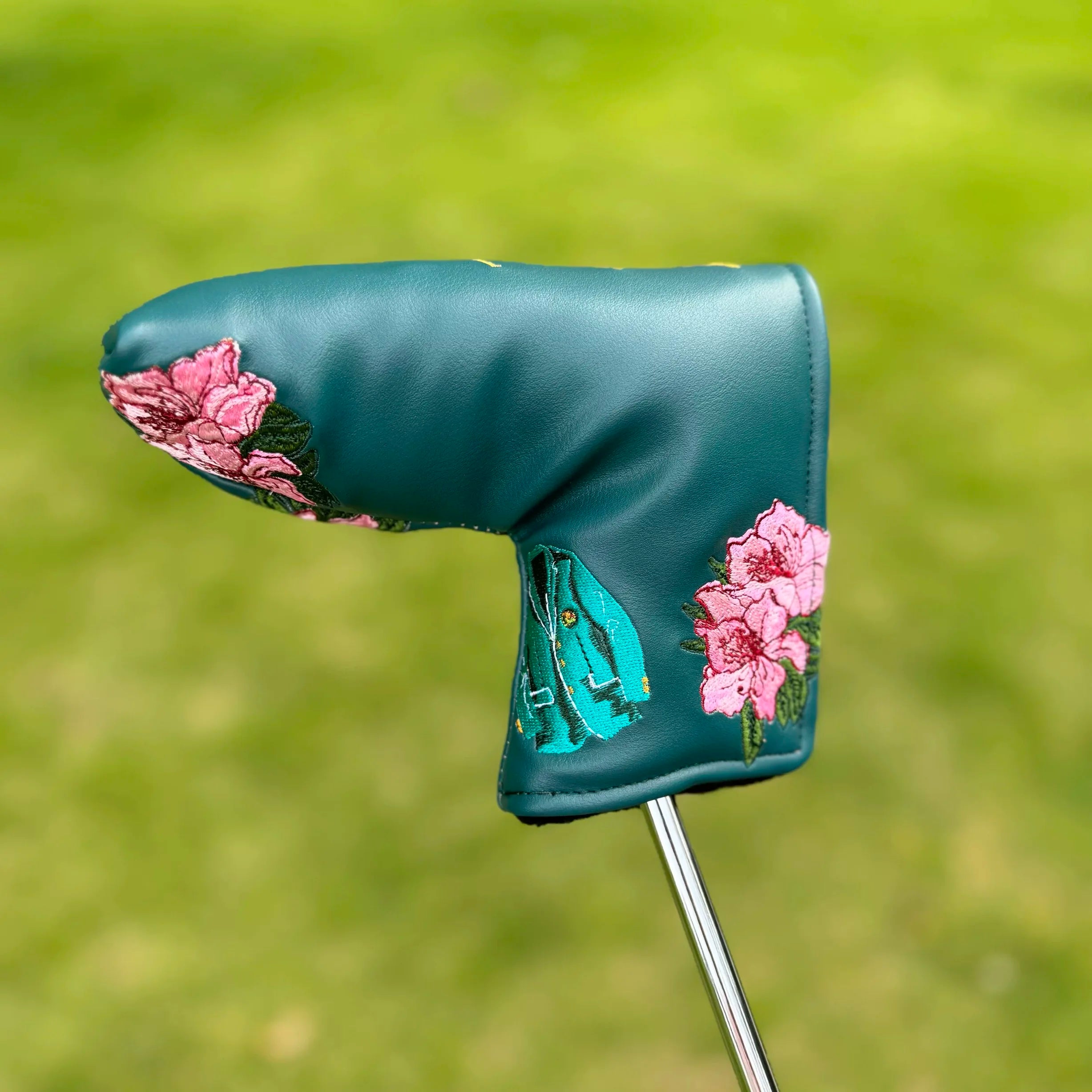 Masters Sakura Commemorative Golf Headcover, Limited Edition Tiger Woods 5-Time Champion Design, Driver & Putter Head Cover