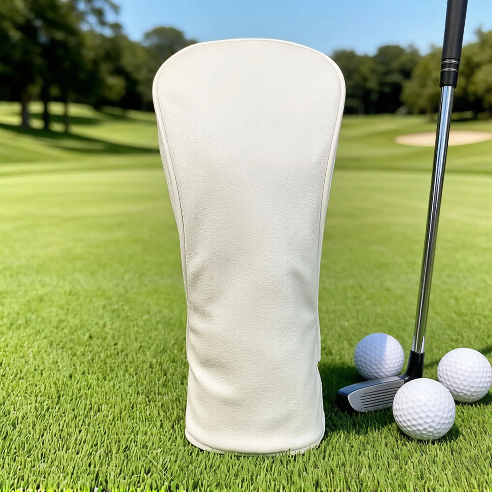 PU Leather Golf Club Head Cover  Color Club Headcover Golfer Accessory for Golfing Training
