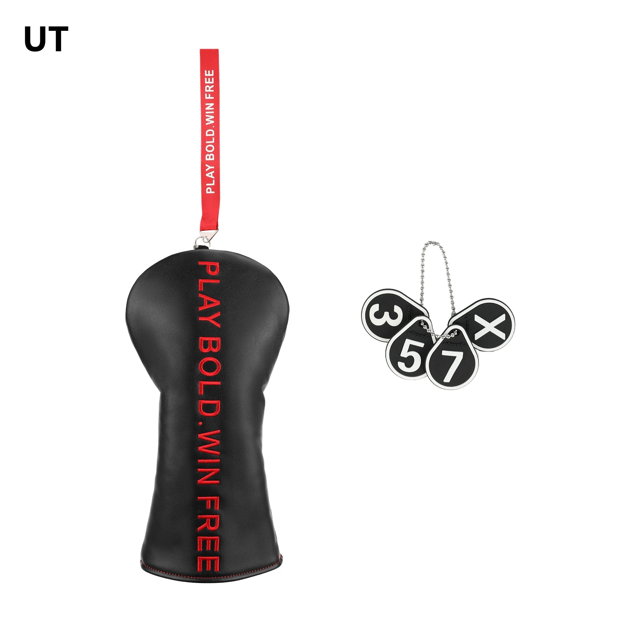 1PC Letter Style Golf Club HeadCover PU Accessory for #1 Driver And Fairway Wood
