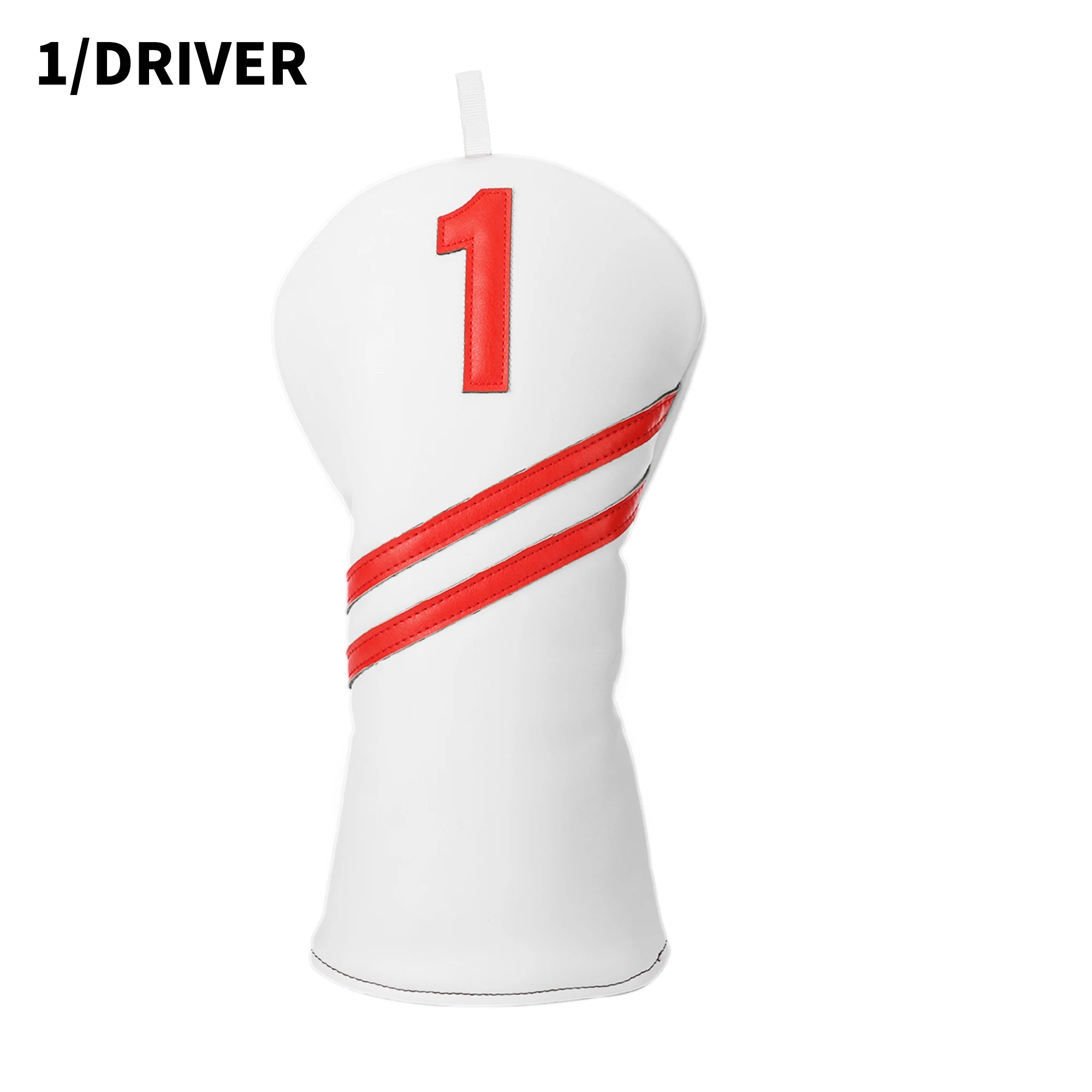 Golf Wood Headcover Poker Elements Driver, 3/5# Fairway, and Hybrid, Unisex, PU Leather Material, Black Golf Headcover
