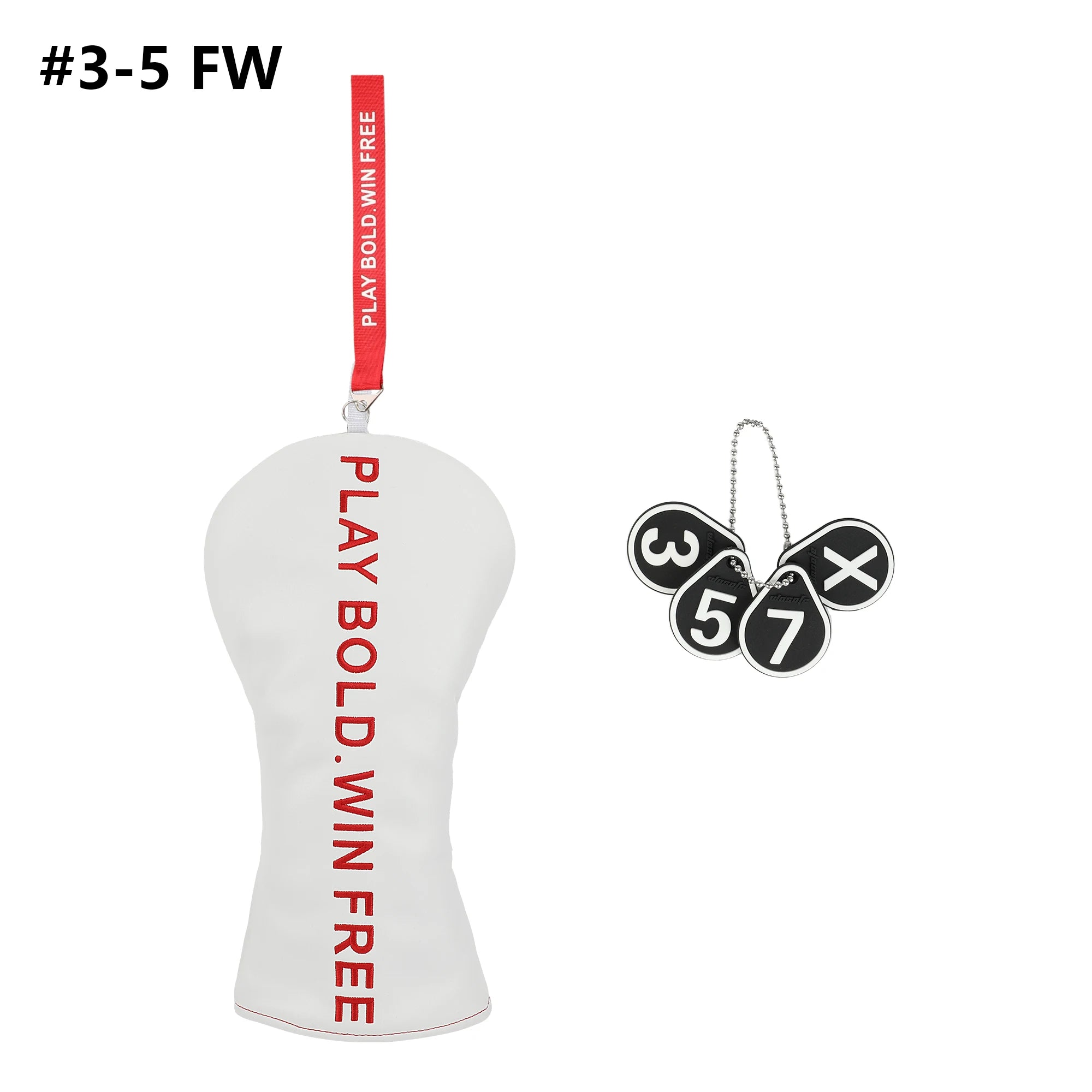 1PC Letter Style Golf Club HeadCover PU Accessory for #1 Driver And Fairway Wood