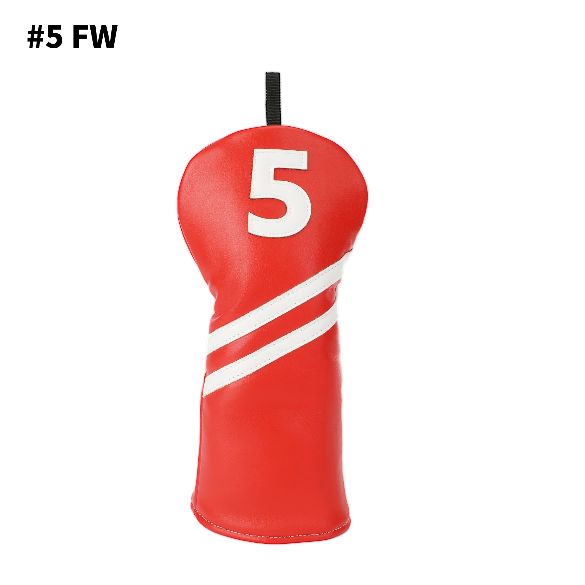 Golf Wood Headcover Poker Elements Driver, 3/5# Fairway, and Hybrid, Unisex, PU Leather Material, Black Golf Headcover
