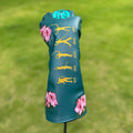 Masters Sakura Commemorative Golf Headcover, Limited Edition Tiger Woods 5-Time Champion Design, Driver & Putter Head Cover