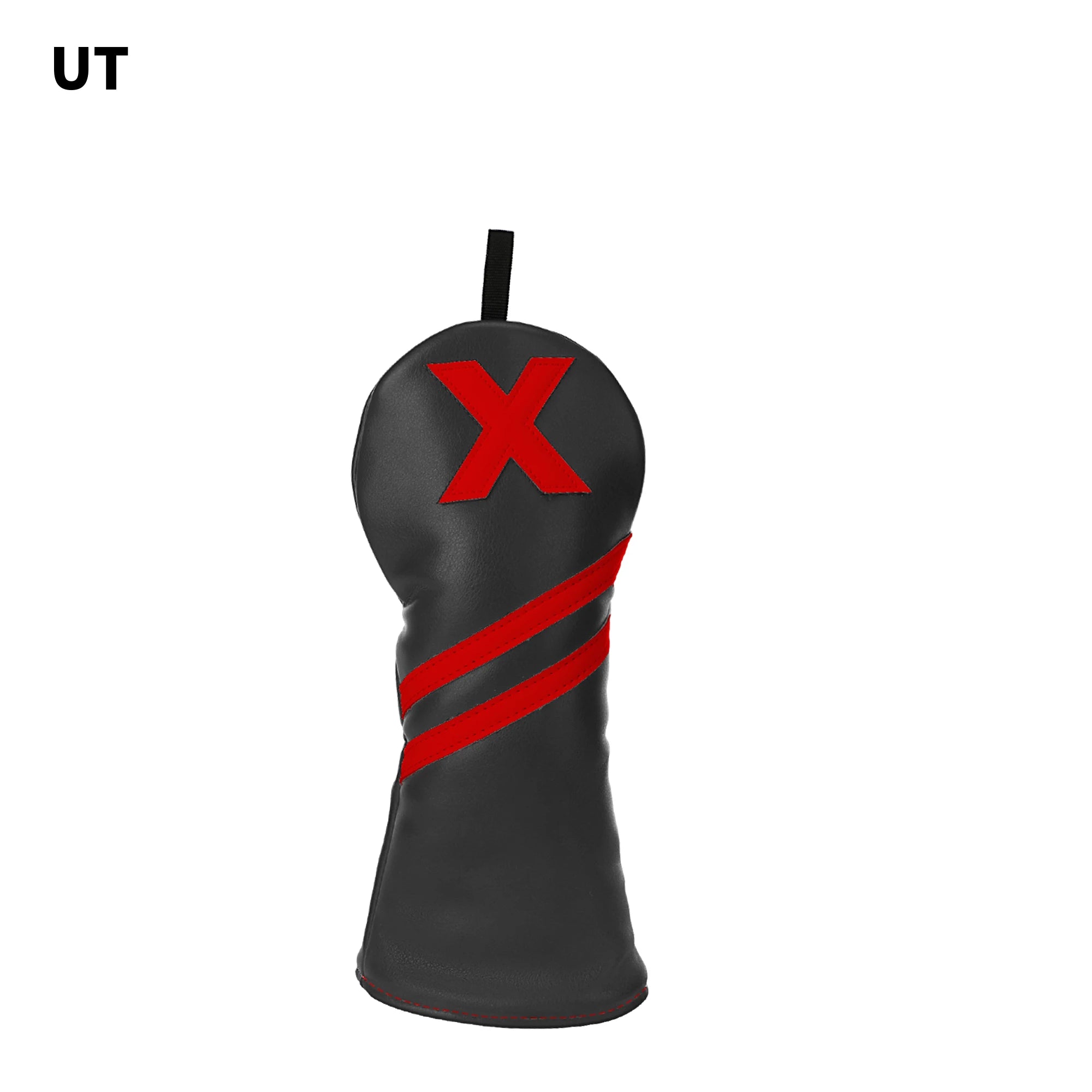 Golf Wood Headcover Poker Elements Driver, 3/5# Fairway, and Hybrid, Unisex, PU Leather Material, Black Golf Headcover