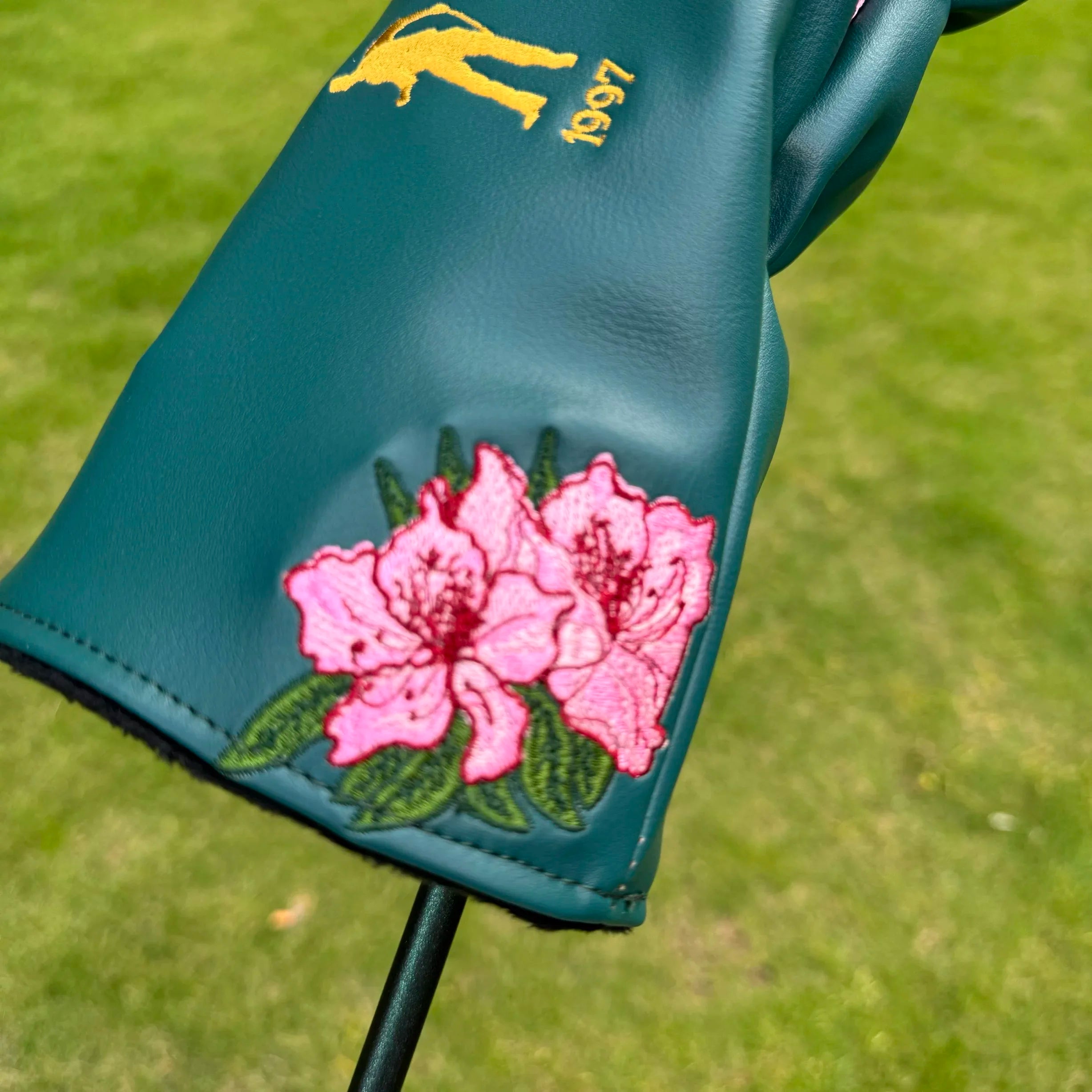 Masters Sakura Commemorative Golf Headcover, Limited Edition Tiger Woods 5-Time Champion Design, Driver & Putter Head Cover