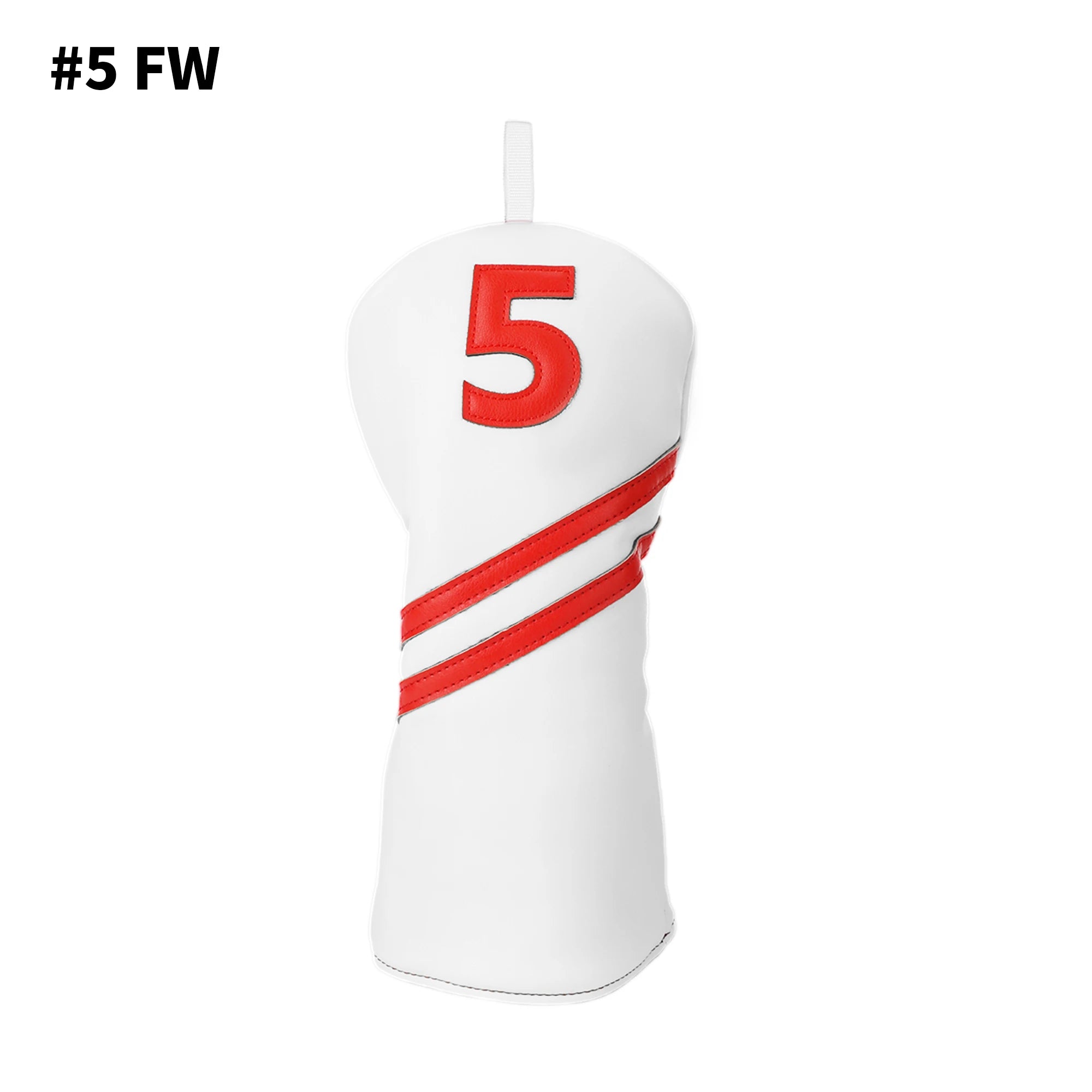 Golf Wood Headcover Poker Elements Driver, 3/5# Fairway, and Hybrid, Unisex, PU Leather Material, Black Golf Headcover