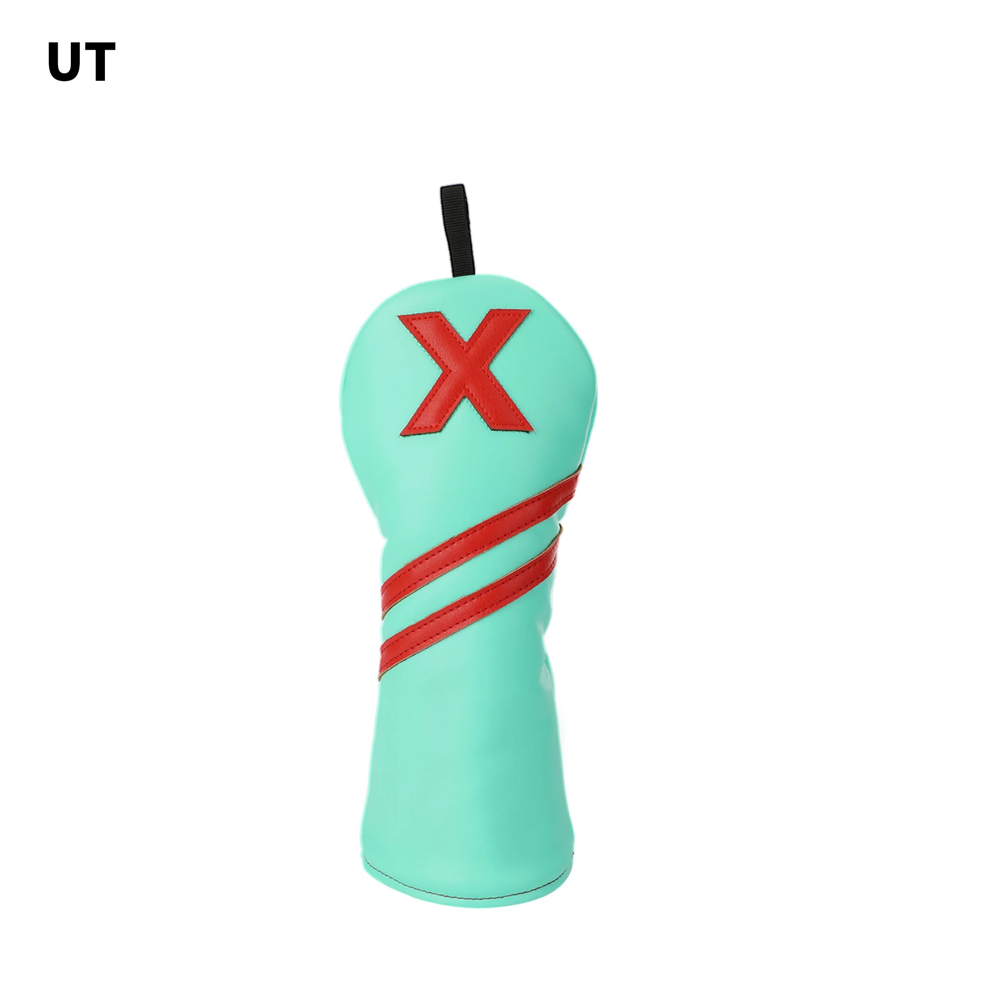 Golf Wood Headcover Poker Elements Driver, 3/5# Fairway, and Hybrid, Unisex, PU Leather Material, Black Golf Headcover