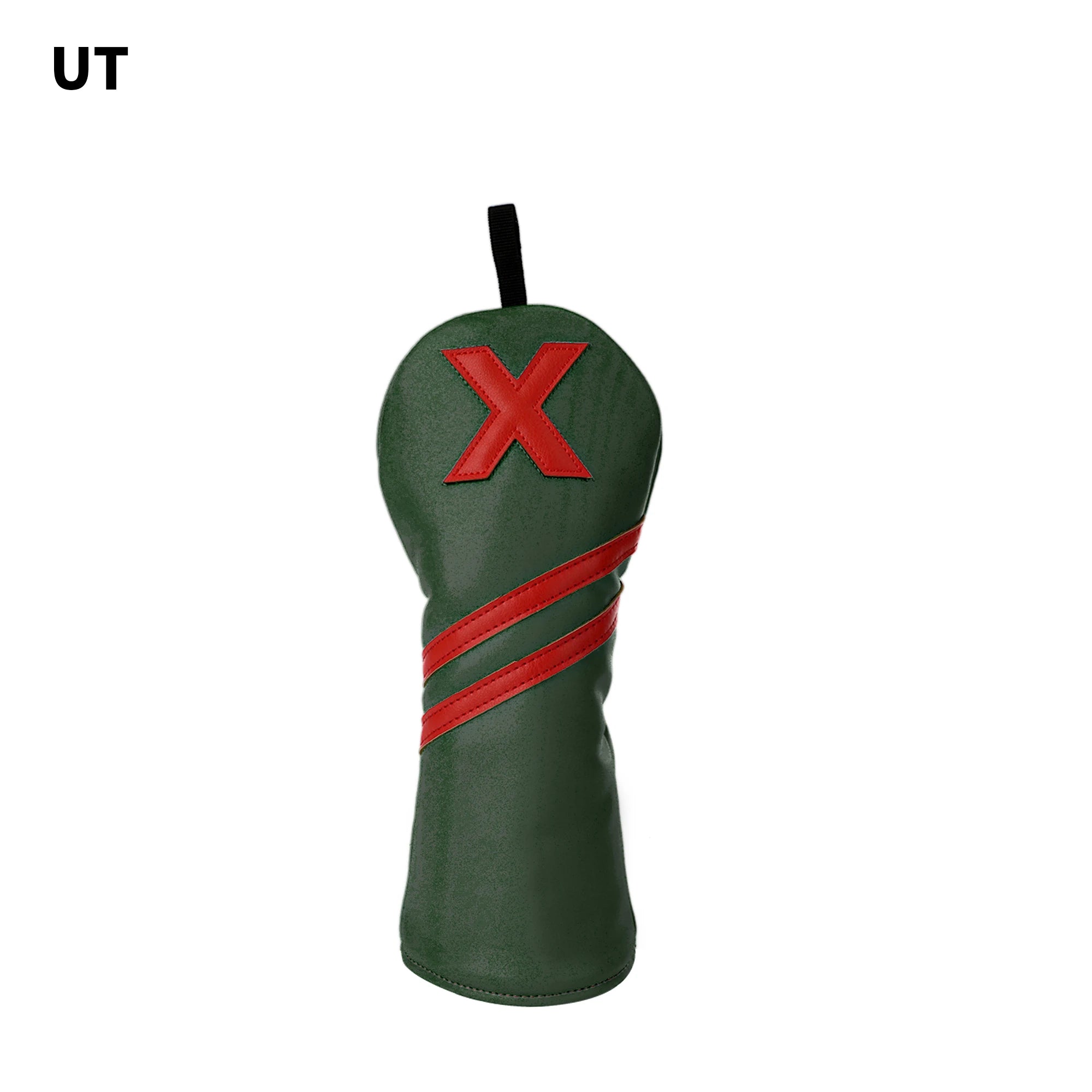 Golf Wood Headcover Poker Elements Driver, 3/5# Fairway, and Hybrid, Unisex, PU Leather Material, Black Golf Headcover