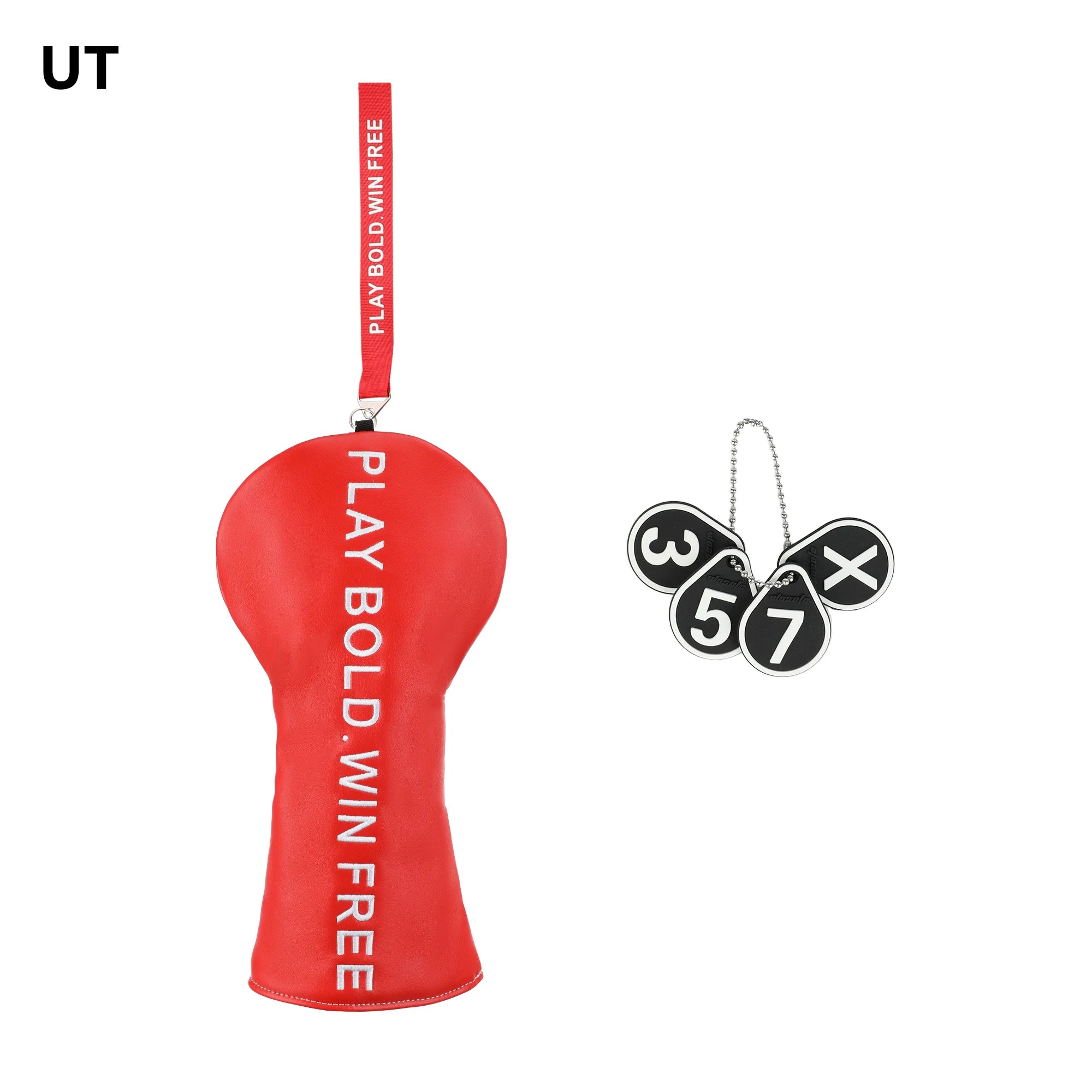1PC Letter Style Golf Club HeadCover PU Accessory for #1 Driver And Fairway Wood