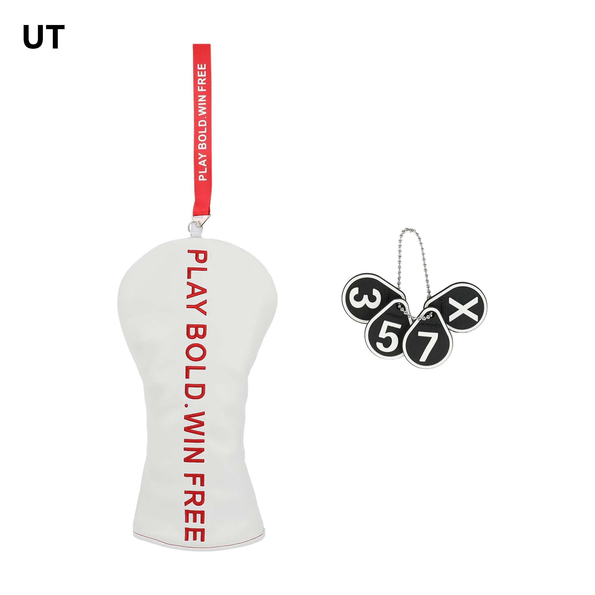 1PC Letter Style Golf Club HeadCover PU Accessory for #1 Driver And Fairway Wood